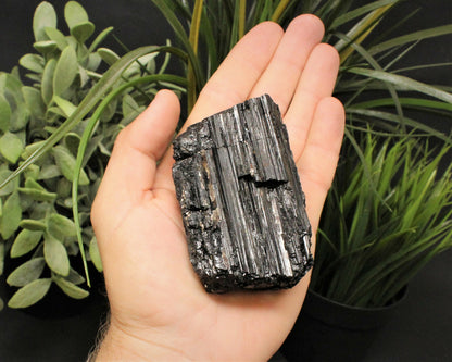 JUMBO Black Tourmaline Rods Premium Rough Natural Crystal Logs