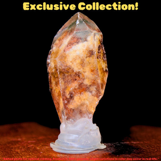 Himalayan Chlorite Quartz 20g 5x2cm – Rare red Phantom Crystal Mineral
