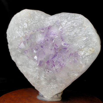 Amethyst Heart Cluster 707g Reiki Healing Crystal Crown Chakra Stone